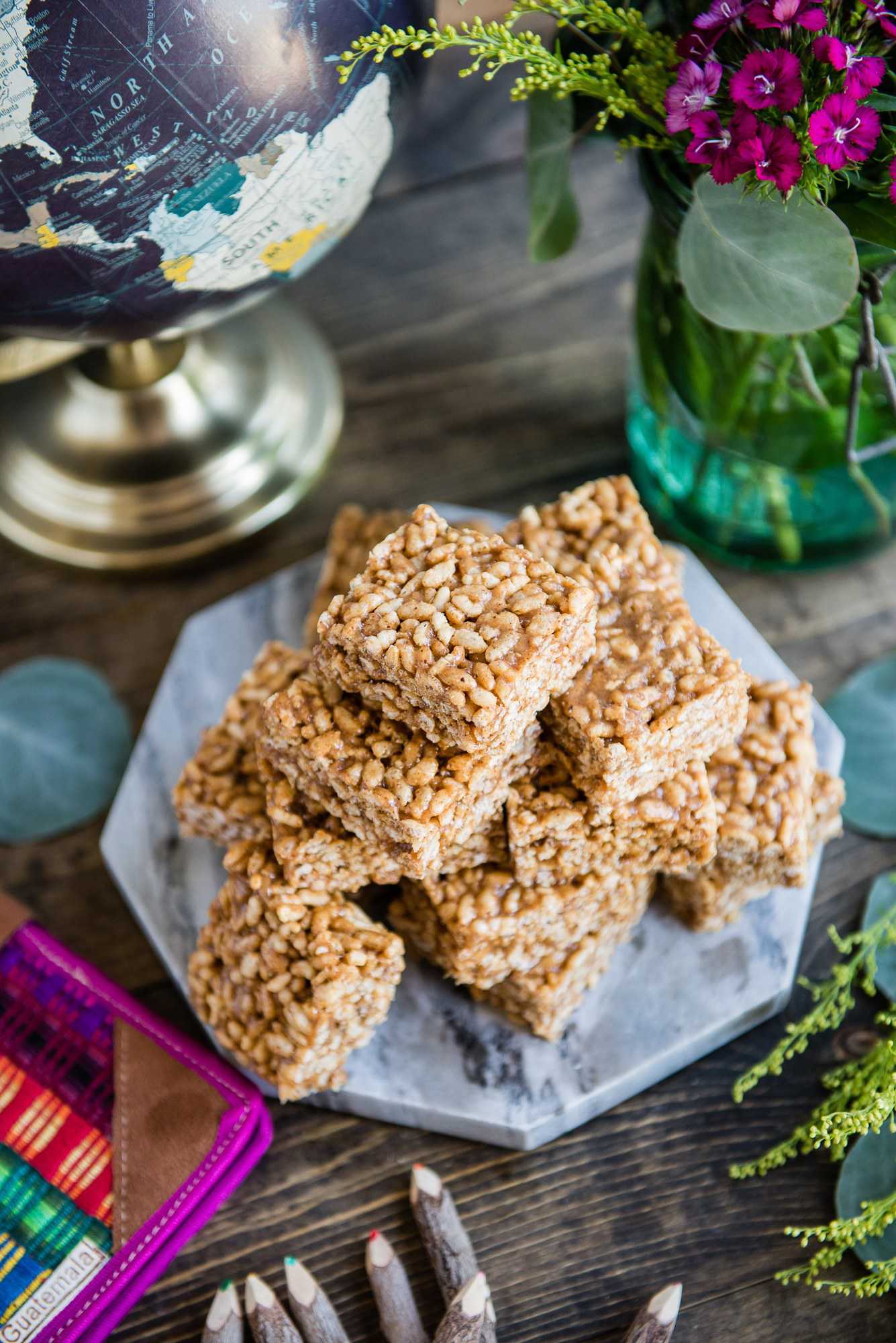 Healthier Rice Crispy Treats Recipe {Vegan + GF} The Blender Girl