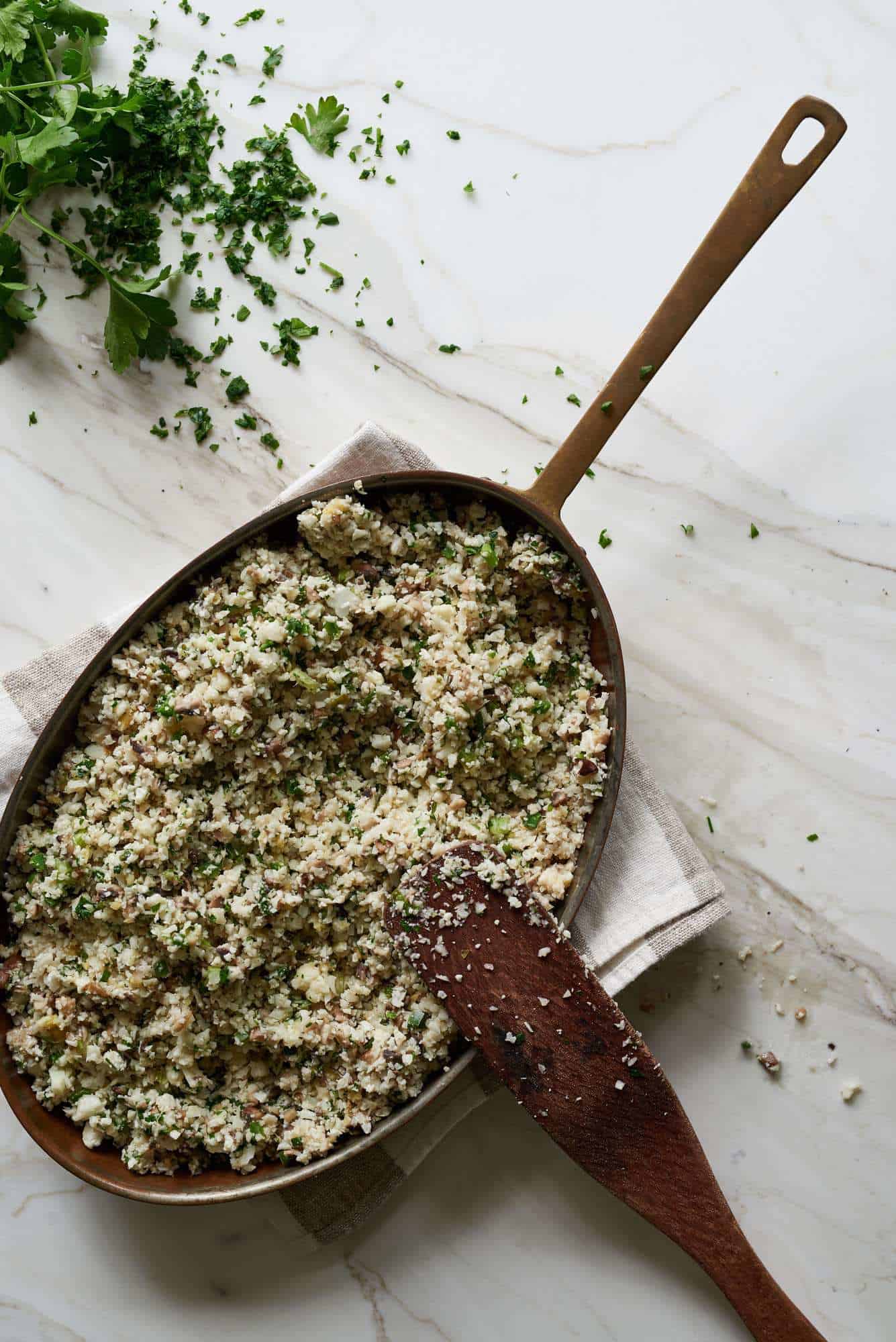 MindBlowing Cauliflower Fried Rice with Shiitakes The Blender Girl