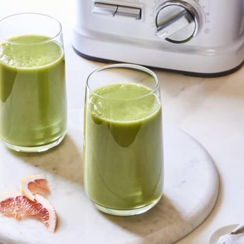 Grapefruit Smoothie with Green Tea The Blender Girl