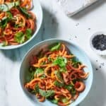 Orange & Black Sesame Carrot Salad